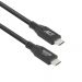 ACT | USB4-Kabel | 20 Gbit/s | 240 W | USB-C auf USB-C | 0,5 m | Schwarz