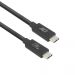 ACT AC7430 | USB 4.0 | 20 Gbit/s | 240 W | USB-C auf USB-C | 1 m | Schwarz