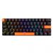 Baracuda Dolphin RGB 60 Prozent | Kabelgebundene Gaming-Tastatur | Anti-Ghosting | QWERTY | Schwarz