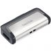 SanDisk Ultra Dual Drive USB Typ-C | 64 GB USB-Stick | USB Typ-A / USB Typ-C 3.2 Gen 1 (3.1 Gen 1) | Schwarz, Silber