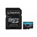 Kingston Technology microSDXC 256GB | Canvas Go! Plus Gen4 | 200MB/s | A2 | U3 | V30 | + Adapter