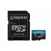 Kingston Technology | 512 GB microSDXC Canvas Go! Plus Gen4 | 200 MB/s | A2 U3 V30 | Inklusive Adapter