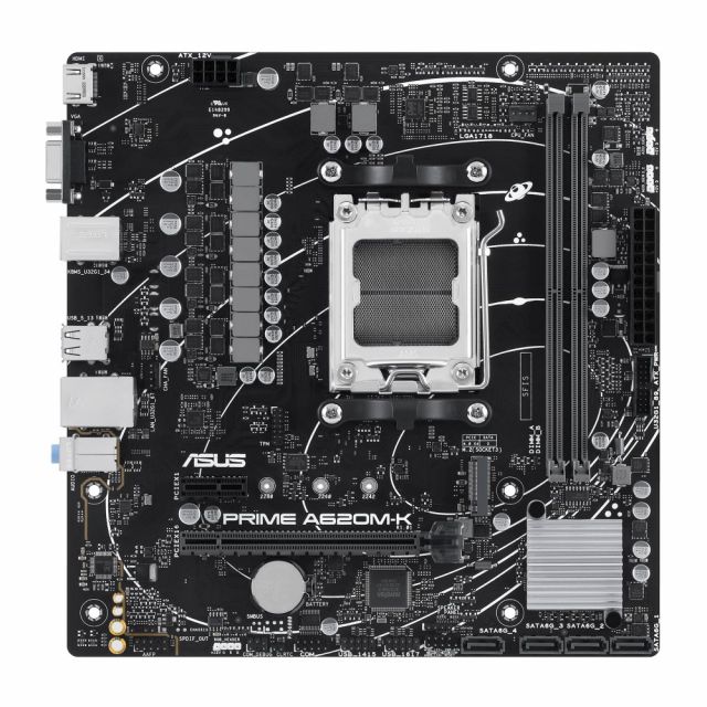 ASUS Prime A620M-K | Sockel AM5 | AMD A620 | 2xDDR5 | Micro-ATX | Mainboard