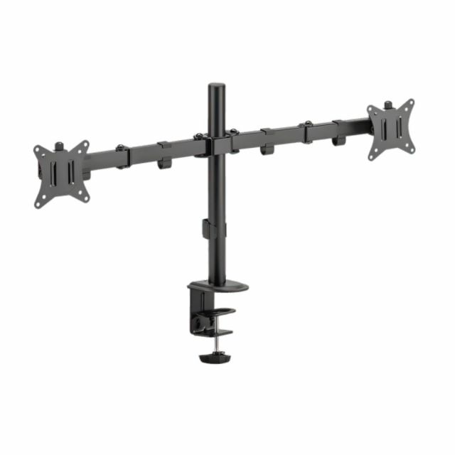 SBOX LCD-352/2-2 | Verstellbare Monitor-Tischhalterung | Bis 32" | Max. 9 kg | VESA 100x100 | Für 2 Monitore