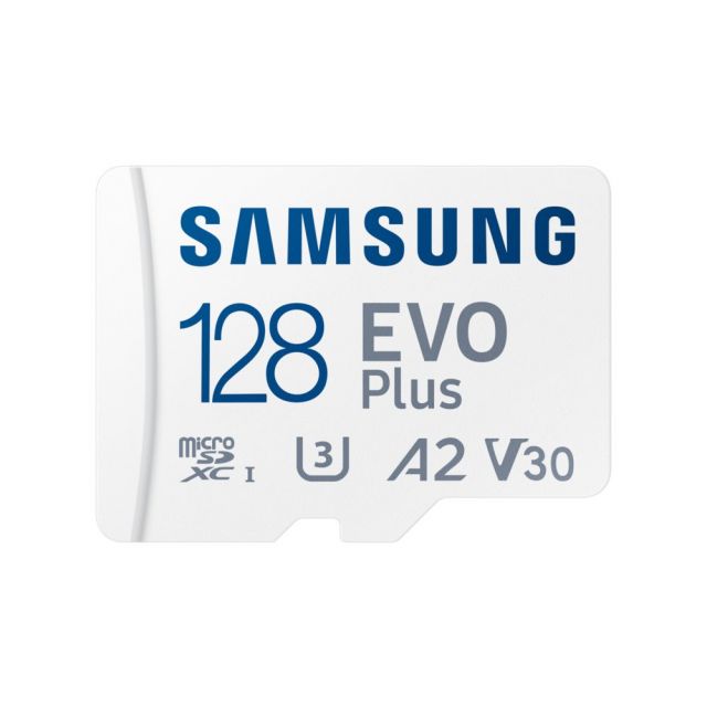 Samsung EVO Plus | MicroSDXC | 128 GB | Klasse 10 | UHS-I U3 | Zuverlässiger Speicher