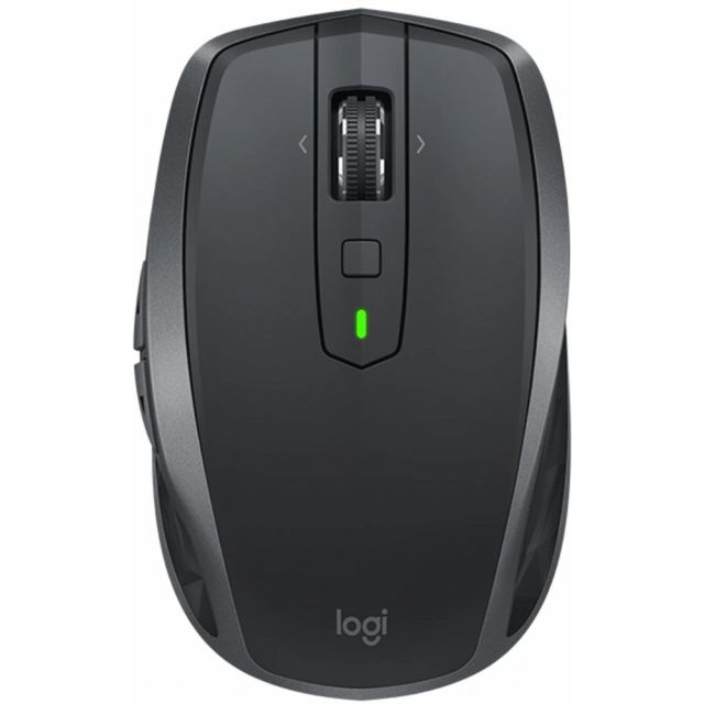 Logitech MX Anywhere 2S | Kabellose Maus | Rechtshändig | Bluetooth | 4000 DPI | Graphit
