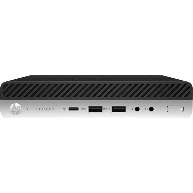 HP EliteDesk Mini 800 G4 | Intel Core i5-8500 | 8GB RAM | 256GB SSD | Windows 11 Professional | Refurbished Silber