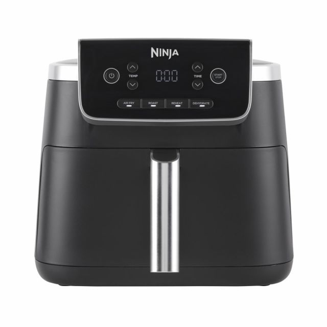 Ninja AF140EU Heißluftfritteuse | Einzelkorb | 4,7 Liter | Freistehend | 1750 Watt | Schwarz