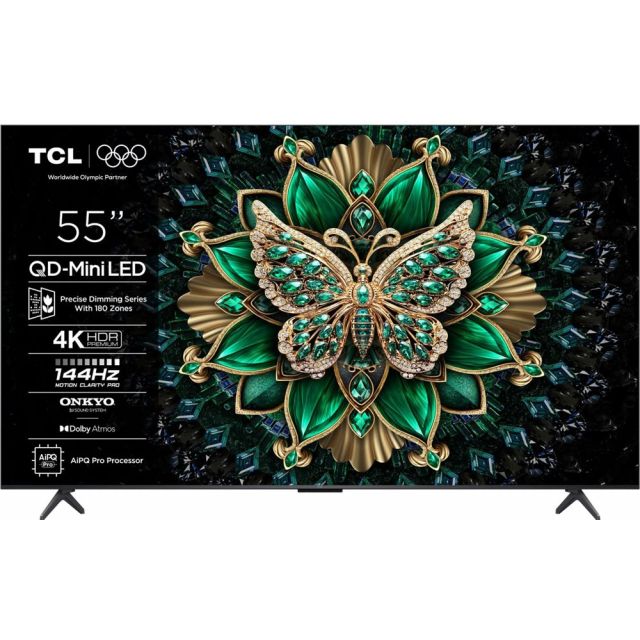 TCL 55C61K (2025) | 65'' Ultra HD 4K | QD-Mini LED Smart TV | Wifi | Google TV | Dolby Vision | 120Hz