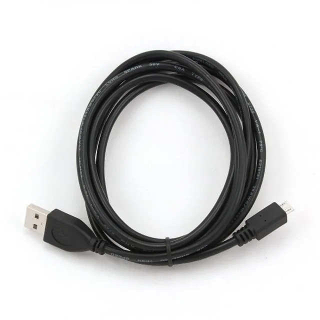 Gembird CCP-MUSB2-AMBM-1M | USB 2.0 | USB-A auf Micro-USB-B | 1 m | Schwarz