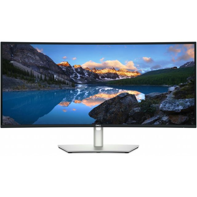 Dell UltraSharp U3425WE | 34,1" WQHD Curved Monitor (3440 x 1440) | USB-C | Thunderbolt | Schwarz/Silber