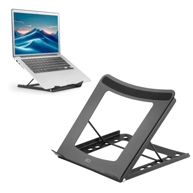 ACT Laptopständer 15,6" | Zusammenklappbar | In 5 Höhen verstellbar