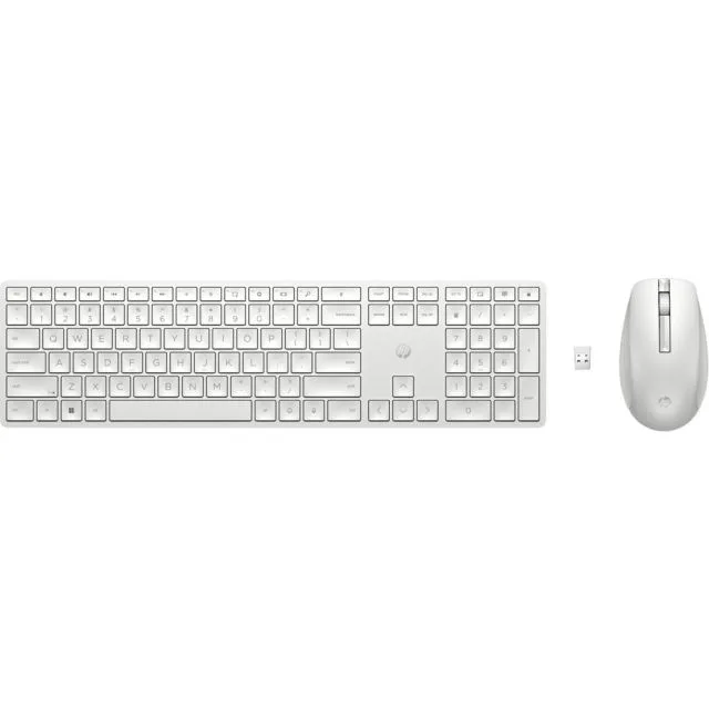 HP 650 | Kabellose Maus- und Tastaturkombination | AZERTY | Weiß