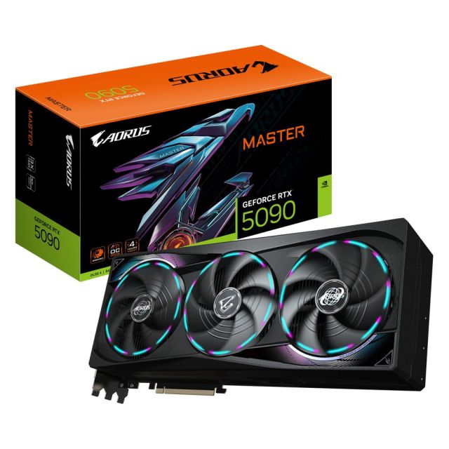 Gigabyte AORUS GeForce RTX 5090 Master | 32GB GDDR7 VRAM | 4K Gaming & KI | Grafikkarte | Nvidia GPU