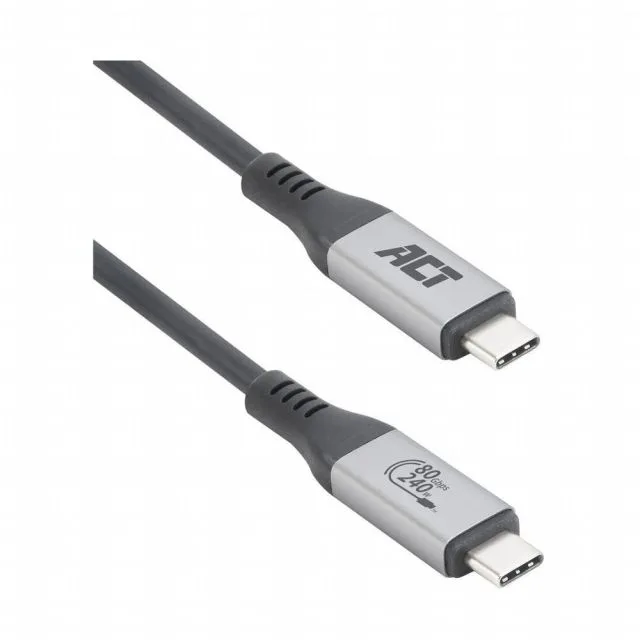 AC7431 | Thunderbolt 5 USB4-Kabel | USB-C auf USB-C | 1,5 Meter | USB-IF-zertifiziert | Schwarz