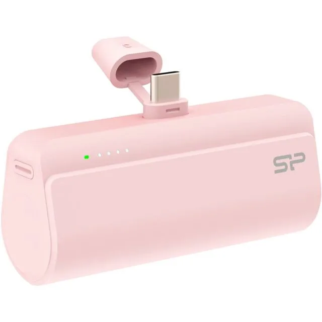 Silicon PowerPE QD50 | Powerbank | 5.000 mAh | 20 W Leistungsabgabe | USB-C | Pink