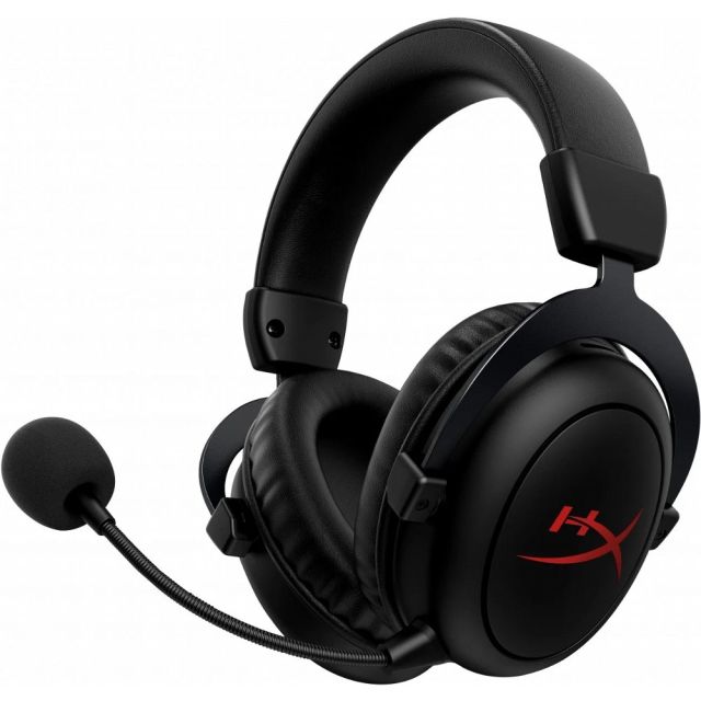 HyperX Cloud II Core | Kabelloses Over-Ear Gaming-Headset | USB-A-Empfänger & 3,5mm Anschluss | Schwarz