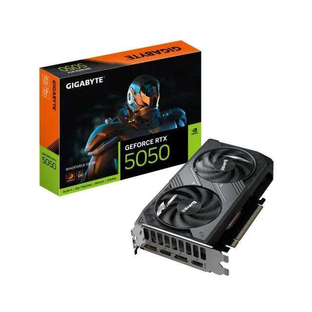 GIGABYTE GeForce RTX 5050 WINDFORCE OC | 8GB GDDR6 | DLSS 4 | Grafikkarte | Nvidia GPU
