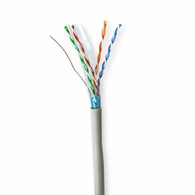 Nedis Netzwerkkabel | Kat. 6 | F/UTP (FTP) | 50 Meter | Grau | CCBG8522GY50S