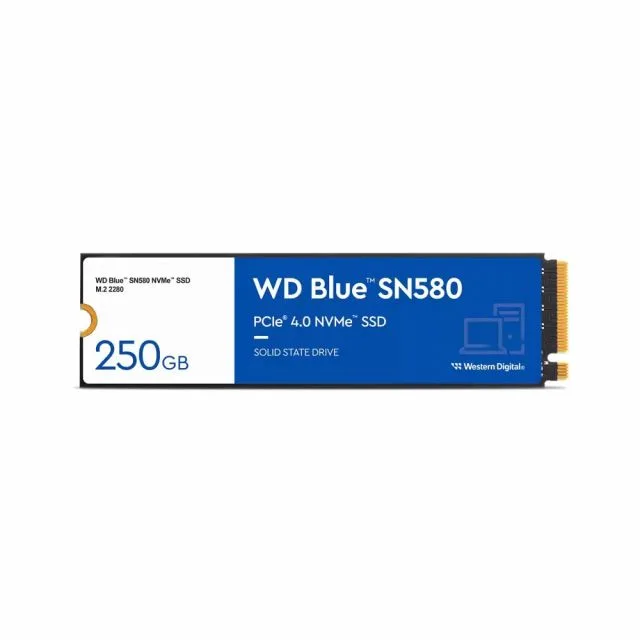 Western Digital Blue SN580 | 2TB NVMe SSD | M.2 Gen4 | 4.150MB/s Lesen | 4.150MB/s Schreiben