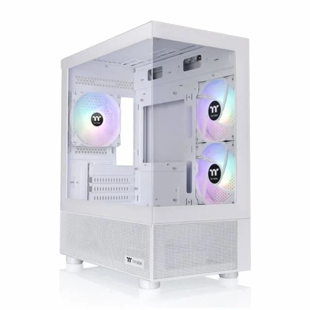 Thermaltake View 170 TG ARGB Snow | Micro-Tower-Gehäuse | Snow | Geöffnet