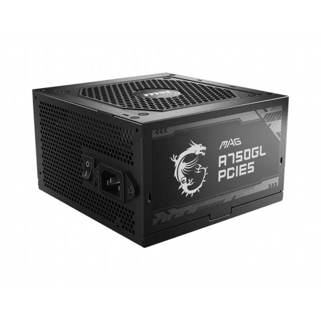 MSI MAG A750GL PCIE5 | 750 Watt Gold ATX 3.0 PSU | Modular | Netzteil | Stromversorgung
