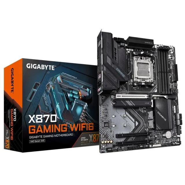 Gigabyte X870 GAMING WIFI6 | Sockel AM5 | AMD X870 | 4xDDR5 | ATX | Mainboard