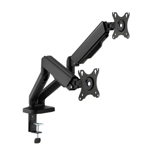 SBOX Flex LCD-S024-2 | Verstellbare Monitor-Schreibtischhalterung | Bis zu 32" | Max. 9 kg | VESA 100x100 | 2 Monitore