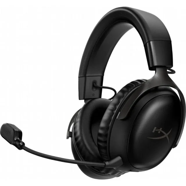 HyperX Cloud III | Kabelloses Over-Ear Gaming-Headset | USB-C- & USB-A-Empfänger | Schwarz