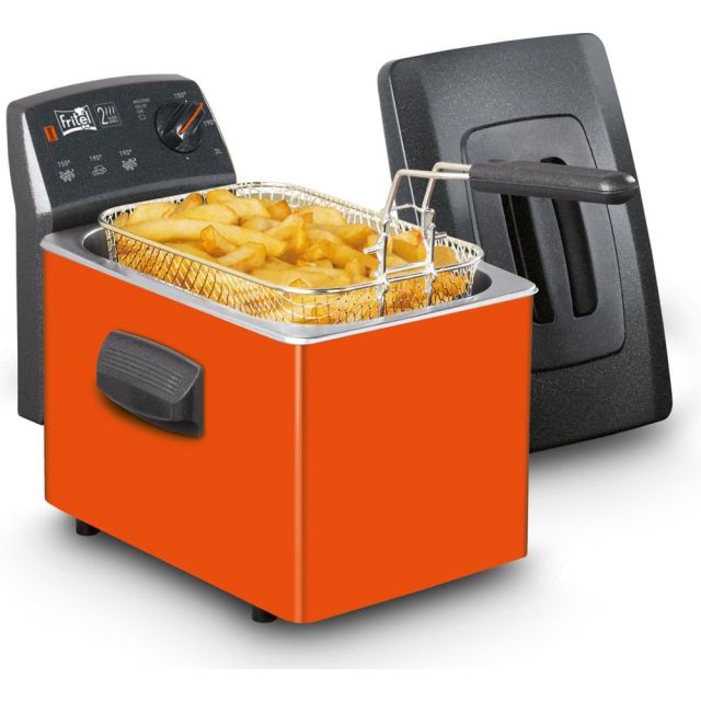 FRITEL Turbo-Fritteuse SF 4152 | Orange | 3 Liter | 2200 Watt