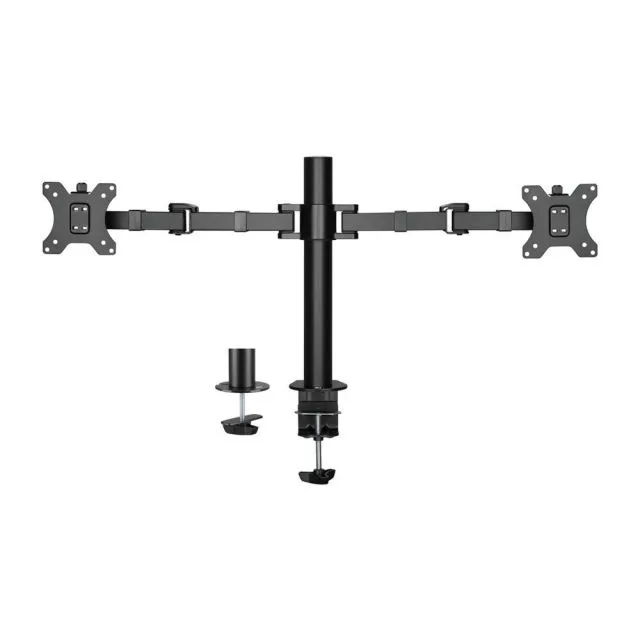 ACT AC8326 | Verstellbare Monitor-Tischhalterung | Bis zu 32 Zoll | Max. 12 kg | VESA 100x100 | 2 Monitore | Neuwertig (geöffnet)