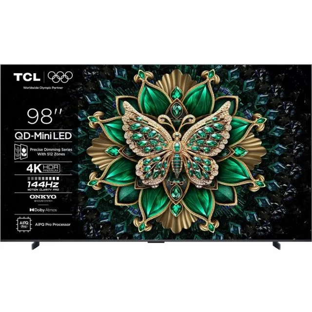TCL 98C61K | 98" 4K QD-Mini-LED-Smart-TV | Google TV | 144 Hz | Dolby Vision IQ