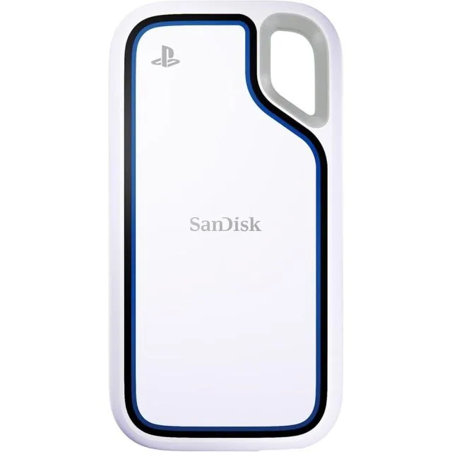 SanDisk Extreme PRO Portable (SDSSDE62P-2T00-G25) | Externe SSD | 2TB | USB-C 3.2 Gen2 | 2000 MB/s | Weiß