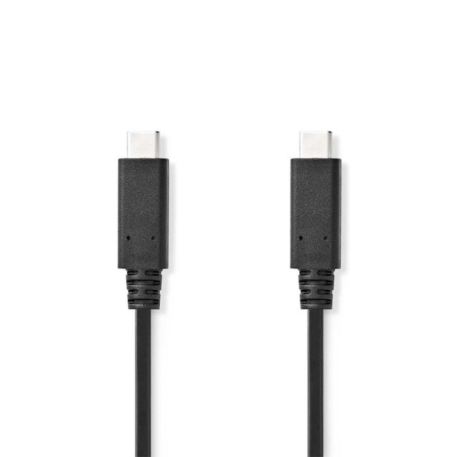 Nedis CCGL64750BK10 | USB 3.2 Gen 2 | USB-C auf USB-C | 1 m | Schwarz