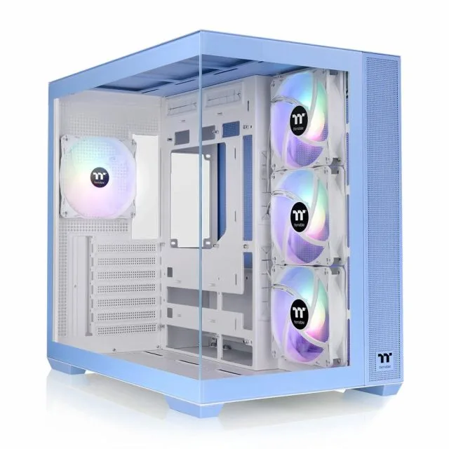 Thermaltake View 380 TG ARGB | Midi-Tower-Gehäuse | Hydrangea Blue (CA-1Z2-00MFWN-00)