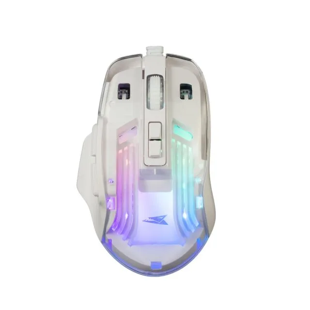 Baracuda Anglerfish RGB | Kabelgebundene Gaming-Maus | USB-A | 7200 DPI | Weiß