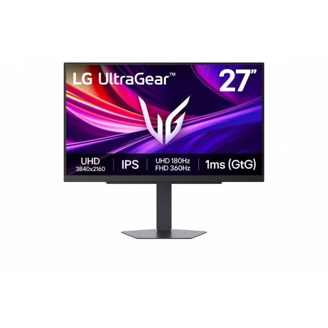 LG UltraGear 27G810A-B | 27" 4K UHD Gaming Monitor | 3840x2160 | 180Hz | 1ms | DisplayHDR 400