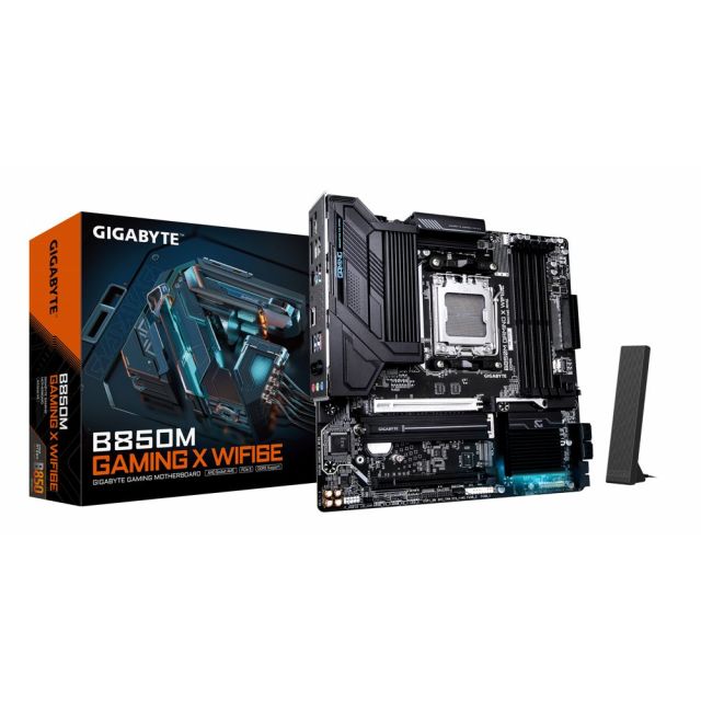 GIGABYTE B850M GAMING X WIFI6E | Sockel AM5 | AMD B850 | 4xDDR5 | Micro ATX | Mainboard