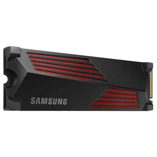 Samsung 990 PRO | 1TB NVMe SSD | M.2 Gen4 | 7.450MB/s Lesen | 6.900MB/s Schreiben | Kühlkörper