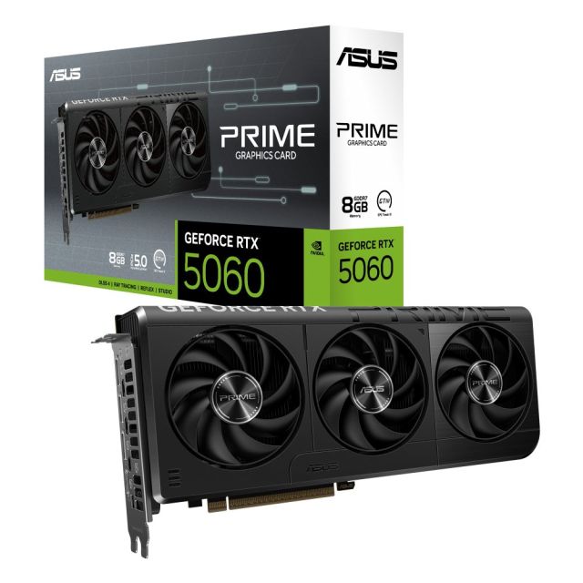 ASUS Prime GeForce RTX 5060 | 8GB GDDR7 | DLSS 4 | Grafikkarte | Nvidia GPU