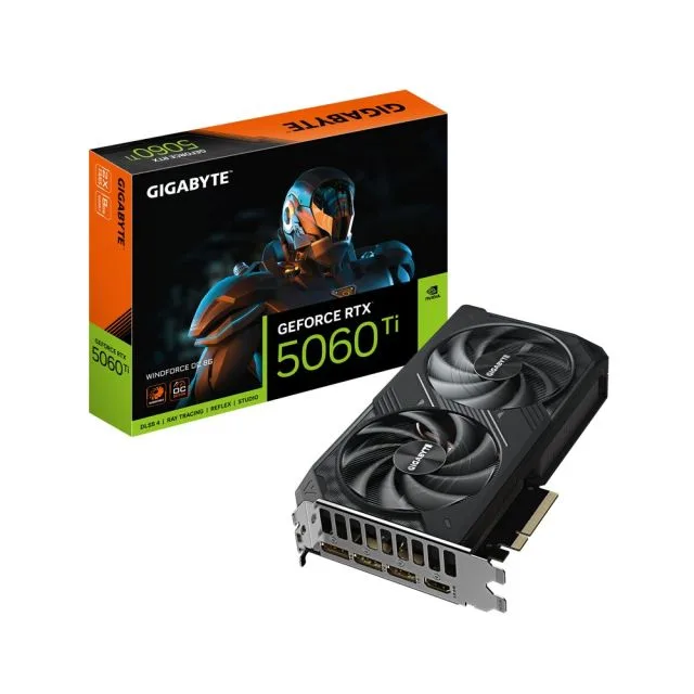 GIGABYTE GeForce RTX 5060 Ti WINDFORCE OC | 8GB GDDR7 | DLSS 4 | Grafikkarte | Nvidia GPU