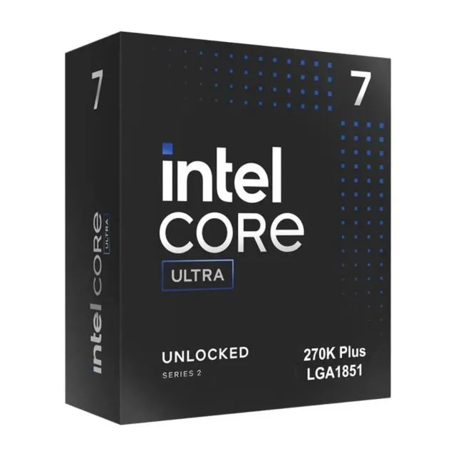 Intel Core Ultra 7 270K Plus | 24 Kerne | 3,7 GHz / 5,5 GHz Turbo | 36 MB Smart Cache | Sockel 1851 | Boxed-Prozessor