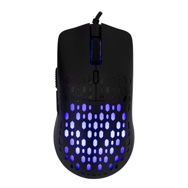 Baracuda OCTOPUS RGB | Kabelgebundene Gaming-Maus | Rechtshändig | USB-A | 3600 DPI | Schwarz