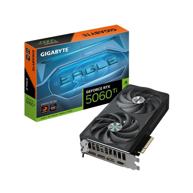 GIGABYTE GeForce RTX 5060 Ti EAGLE OC | 8GB GDDR7 | DLSS 4 | Grafikkarte | Nvidia GPU