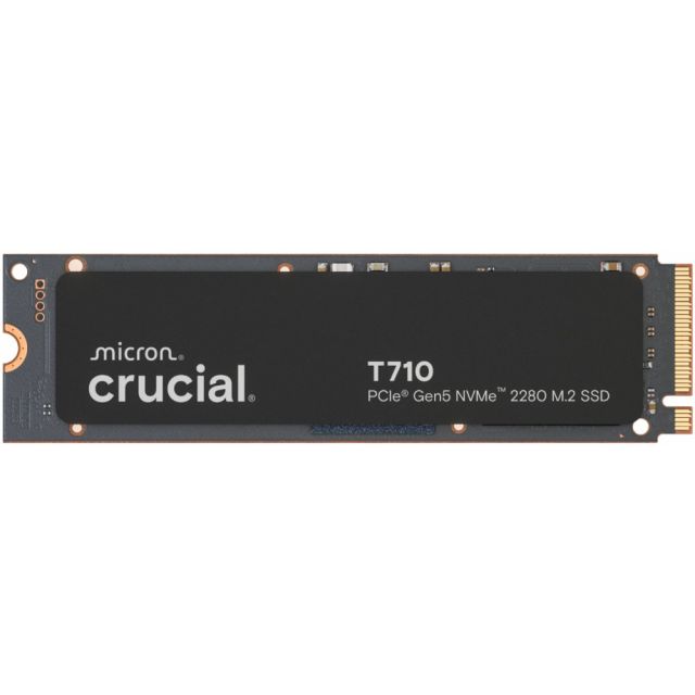 Crucial T710 | 4 TB NVMe SSD | M.2 | Gen5 | 14.500 MB/s Lesen | 12.700 MB/s Schreiben
