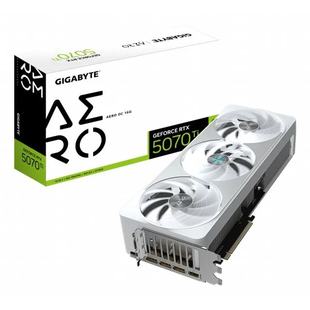 GIGABYTE GeForce RTX 5070 Ti AERO OC | 16GB GDDR7 | DLSS 4 | Grafikkarte | Nvidia GPU