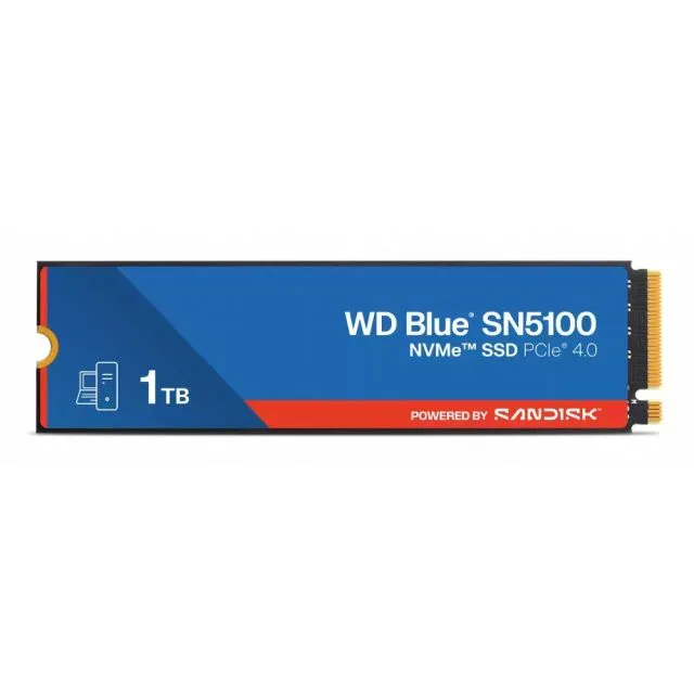 Western Digital WD Blue SN5100 1 TB M.2 PCI Express 4.0 NVMe QLC 3D NAND