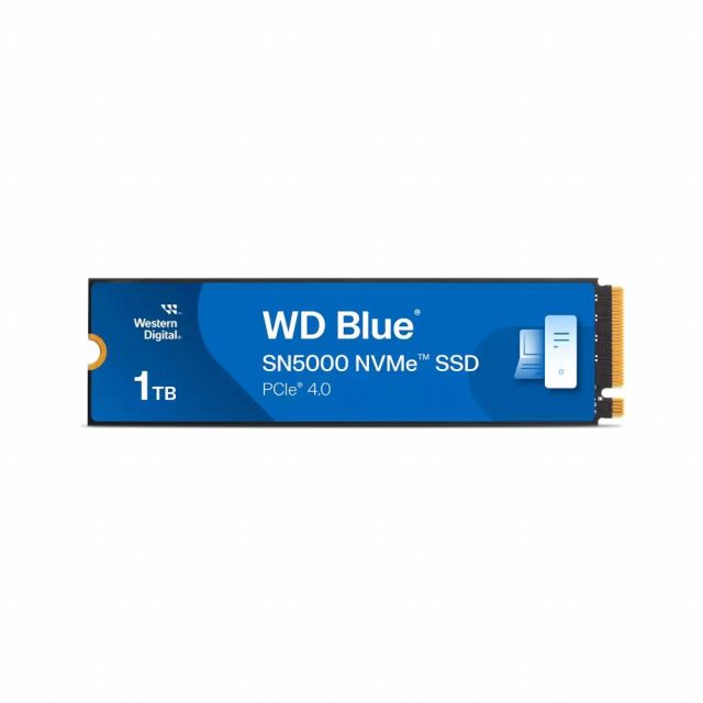 Western Digital Blue SN5000 | 1TB NVMe SSD | M.2 Gen4 | 5.150MB/s Lesen | 4.900MB/s Schreiben