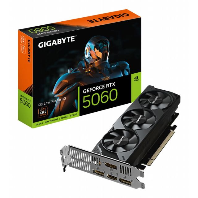 Gigabyte GeForce RTX 5060 OC Low Profile | 8GB GDDR7 VRAM | Grafikkarte | GPU | Nvidia