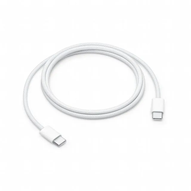 Apple USB-C-Ladekabel | 1 m | 60 W | USB-C auf USB-C | Weiß